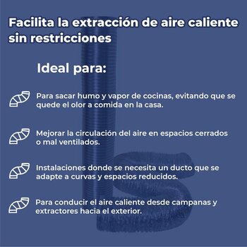 Ducto de Aluminio Flexible Extracción Coflex
