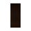 PUERTA TAMBOR 75X2.13 MT CHOCOLATE
