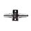 Cerradura Baño Manija Granito 30-42 mm Niquel Satinado