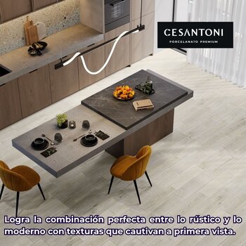 Piso Tipo Madera Cannon Wood Cesantoni 20x60 cm