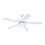 Ventilador Huracán Full Plástico Blanco CoolFan Aspas 132 cm