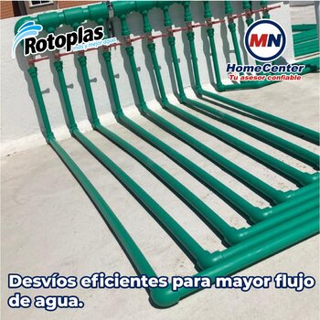 Codo Tuboplus Rotoplas 45 x 1½ Pulgada