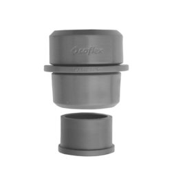 Chupón Universal para Descarga Gris Oscuro Coflex 2 pulgadas