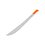 Machete estándar 20" cacha naranja remachada Truper