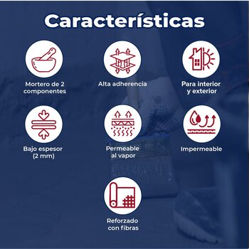 Impermeabilizante Cementoso SikaTop Seal 107 Gris 16 kg