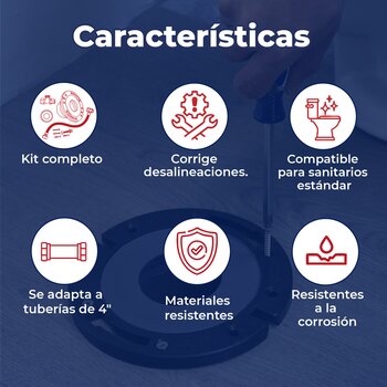Kit de Instalación Para Sanitario Brida Coflex