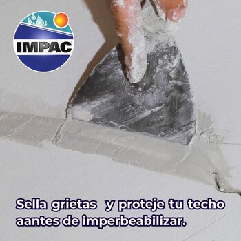 Cemento Plástico Acrílico Blanco Impac 19 L