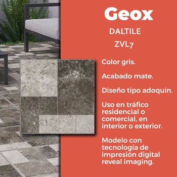 Piso Geox Café Daltile 45x45 cm ZGX5
