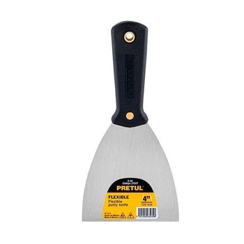 Espátula Flexible 4" Pulgadas Con Mango de Plástico Pretul