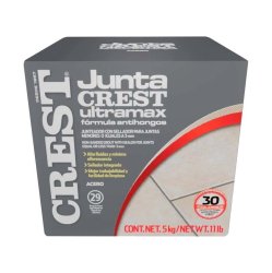 Boquilla Sin Arena 5 kg Crest Color Acero Juntacrest ultramax