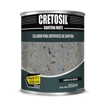 Sellador Acrílico Mate 950 ML Cretosil para Superficies Cantera