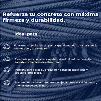 VARILLA RECTA #5 5/8X12 M AR-42