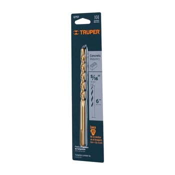 Broca Concreto Truper 5/16 x 6 pulg