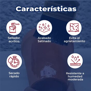 SELLADOR ACRÍLICO SATINADO 950 ML CRETOSIL ACCS