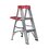 Escalera Tijera Aluminio 2 Peldaños 150 KG