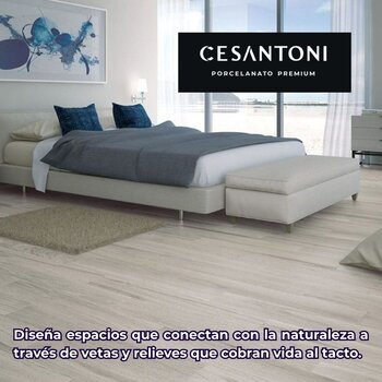 Piso Tipo Madera Blendwood fumo Cesantoni 20x120 cm Rectificado