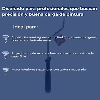 Mini Maneral Para Rodillo Reutilizable marca Byp 4 x 12 pulg