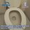 Asiento Para Taza Sanitaria Bemis Alargado Hueso 175AR