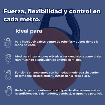 Guía de Acero Para Cable 30 M Truper