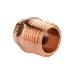Conector de Cobre Rosca Exterior ½ pulgada Iusa
