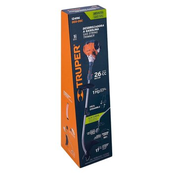 Desbrozadora Gasolina Truper Curva 26 CC Mango Tipo D