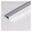 Uniperfil listelo 8 mm x 2.5 ml plata mate