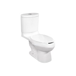 Sanitario Alargado Blanco Helvex Rodano 4.8 Litros por descarga