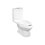 Sanitario Alargado Blanco Helvex Rodano 4.8 Litros por descarga