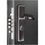 Puerta Derecha Serie 3 Alta Seguridad 95X213 mts Gris Oxford
