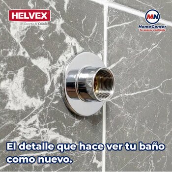 Juego Chapetones sin Empaques Helvex Cromo SH-130