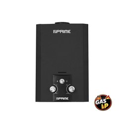 Calentador Paso 6 L Instantáneo Baja Presión Gas LP Prime Negro