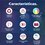 Luminario led empotrado smart 5 pulgadas 12 W con wifi