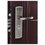 Puerta Der con Fijo Serie 3 Alta Seguridad 130X213 MTS CHOCOLATE