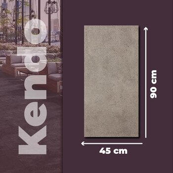 Piso Kendo Gray Daltile 45 x 90 cm Rectificado