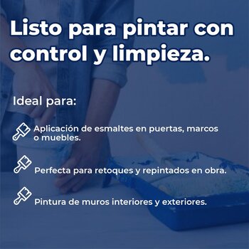 Charola Profesional para Pintura Byp 9 pulgadas
