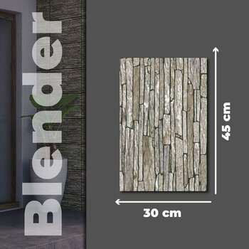 Muro Fachada Blender Stone Gray Daltile 30 x 45 cm