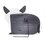 Figura decorativa mascota Tuxedo Cat 26 cm